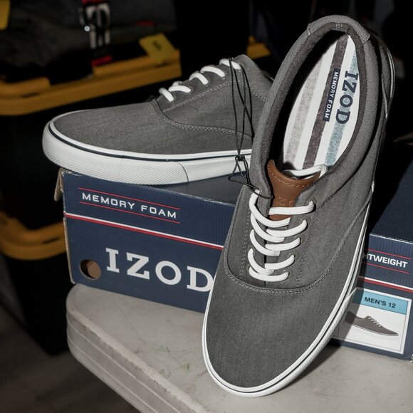 Izod Other - Izod Men's Canvas Shoe -Gray‎